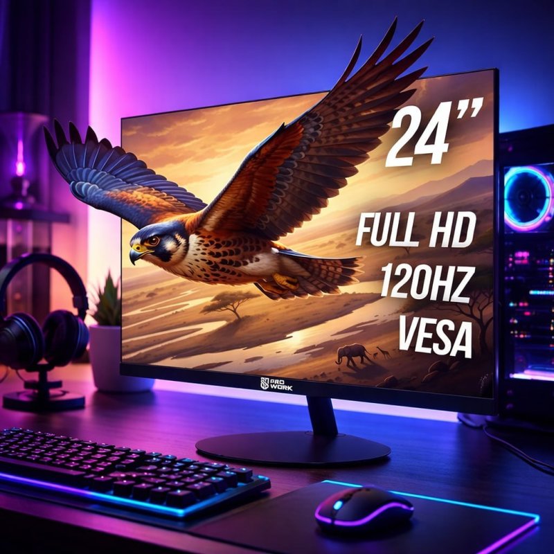 Monitor Safe Gamer ProWork 23,8" FHD 120Hz