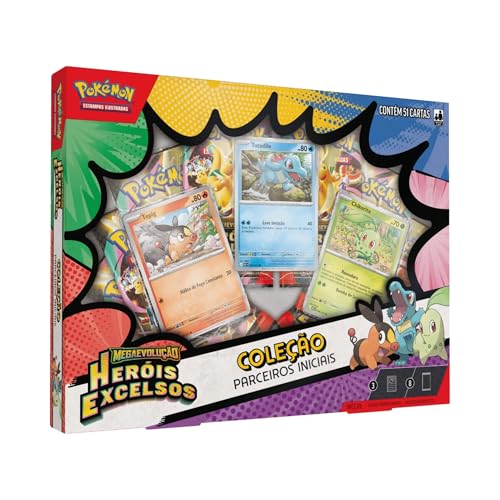 Box Pokémon TCG - Coleção Parceiros Iniciais