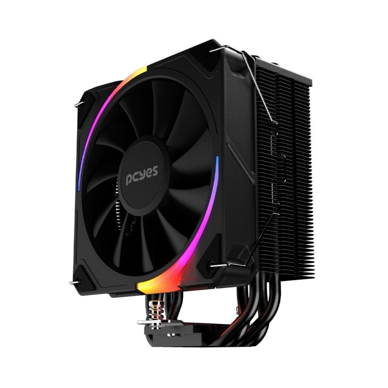 Cooler para Processador Pcyes Frost Pulse ARGB Black Vulcan - TDP 180W - PEFPARGBBV