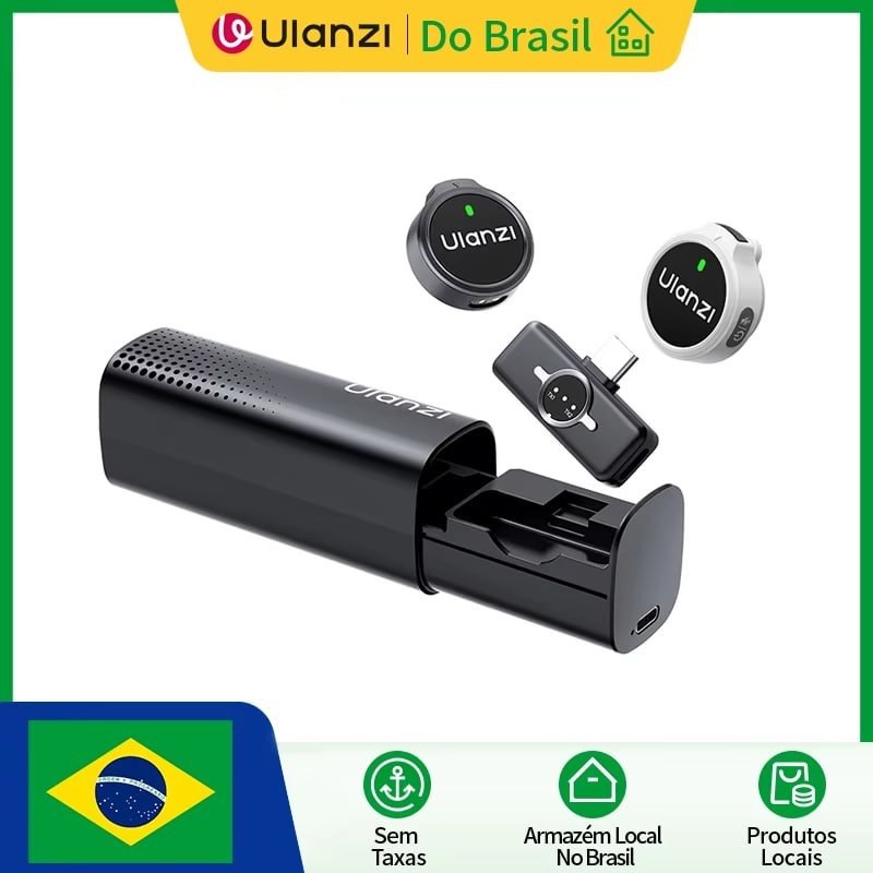 Ulanzi A21 Microfone de lapela sem fio