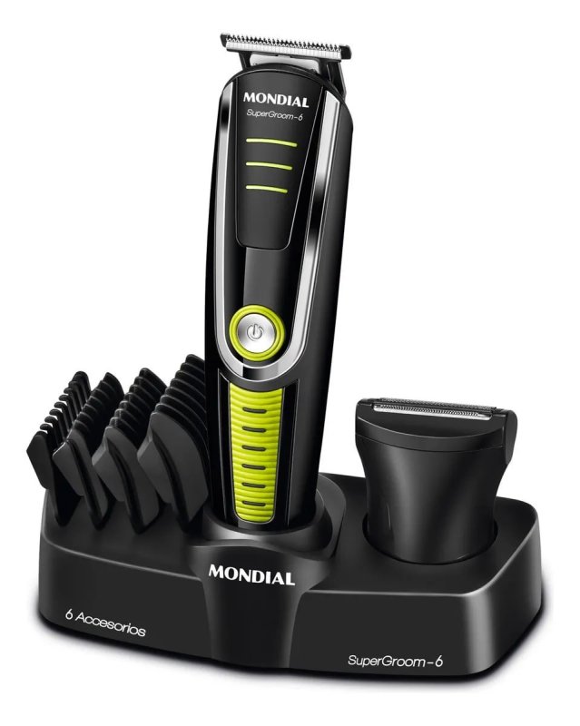 Aparador de Pelos Super Groom 06, Mondial 6W BG-04