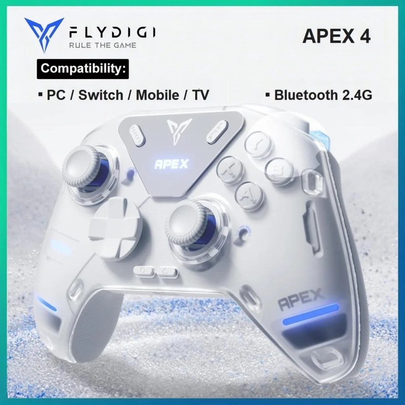 Controle Flydigi APEX 4 Elite, suporte Tirgger comutível com força, PC / Switch / Mobile / TV