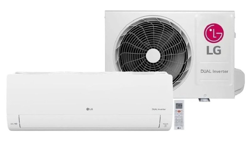 LG Ar Condicionado Split LG Dual Inverter AI Voice 9000 BTU/h Frio S3-Q09AA31F - 220 Volts