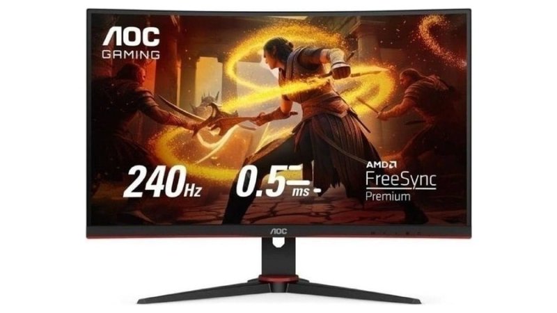 Monitor Gamer AOC LEGEND 27 240Hz 0,5ms, Preta/Vermelho, MEDIO, C27G2ZE