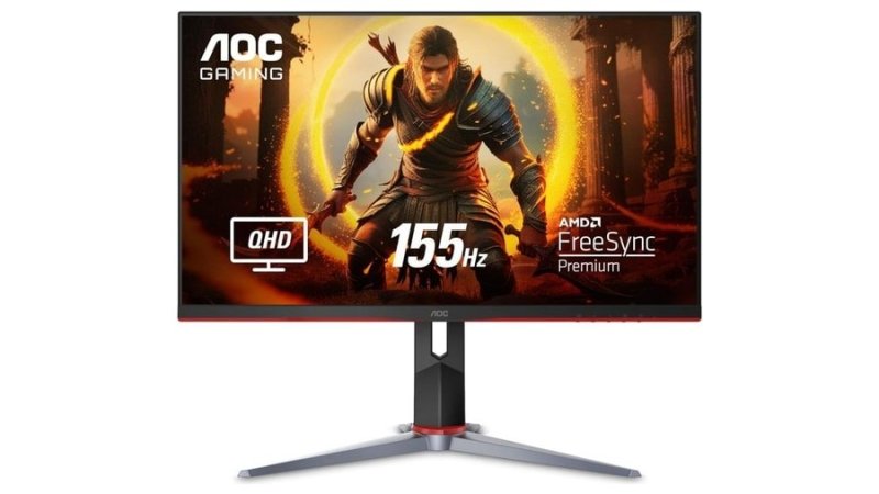 Monitor Gamer AOC HERO QUAD 27" 155Hz QHD 1440p 1ms AMD FreeSync Q27G2