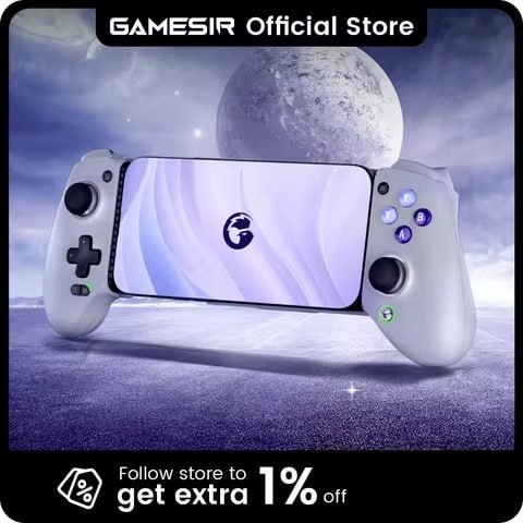 GameSir G8 Galileo Controle Gamepad para Celular com Hall Effect – Compatível com iPhone 15 e Android, Ideal para Cloud Gaming e Alta Precisão Sem Drift