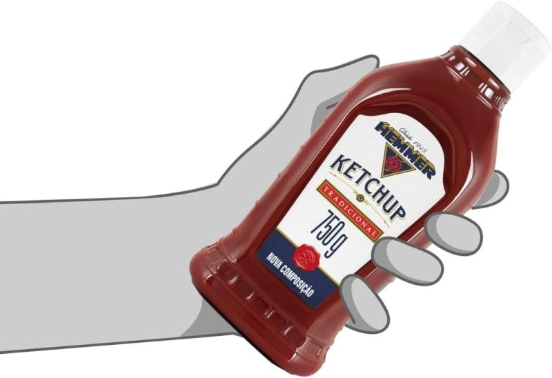 Hemmer Ketchup Tradicional Squeeze 750G