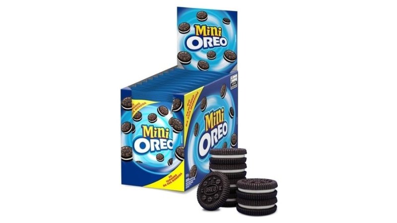 Oreo Biscoito Recheado Mini Original Display Com 10 Unidades De 35G