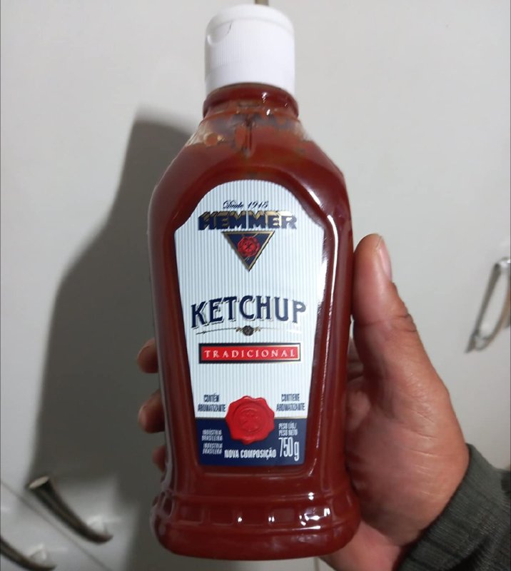 Hemmer Ketchup Tradicional Squeeze 750G