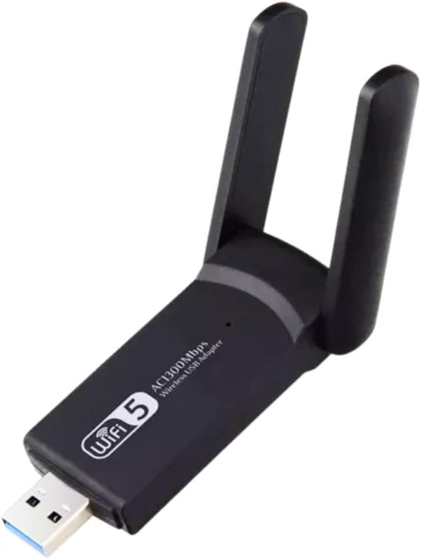 Adaptador Usb Wifi Wireless Dual Band Ac1200 5ghz e 2.4ghz 1200mbps Duas Antena