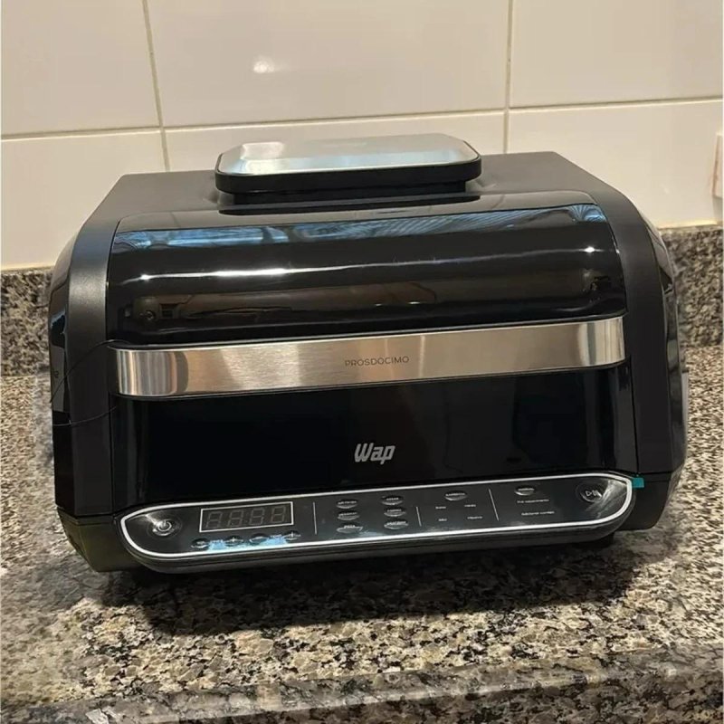 Fritadeira Elétrica Air Fryer 8 em 1 Barbecue Heat Digital Wc Ab1030 6,6 Litros Wap