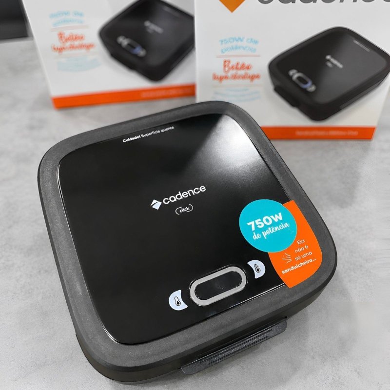 Sanduicheira Elétrica Cadence 750w 220v