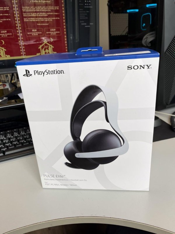 Headset sem fio PULSE Elite™ – Midnight Black + Frete Grátis