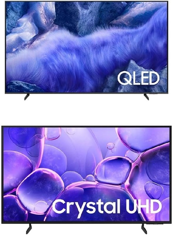 Vision AI TV 65" QLED Ultra 4K + Smart TV 55" Crystal UHD 4K U8100F