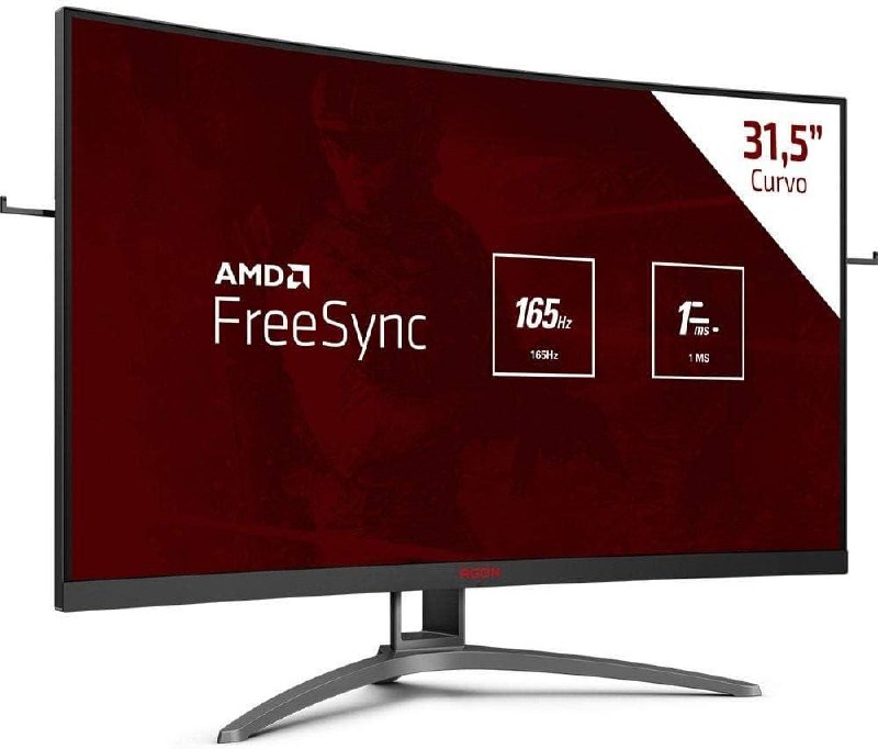 Monitor Gamer AOC Agon 32" Curvo 165Hz 1ms