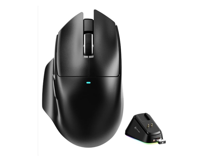 ATTACK SHARK Mouse para jogos V6 65g Superlight, PAW3311, 25000DPI