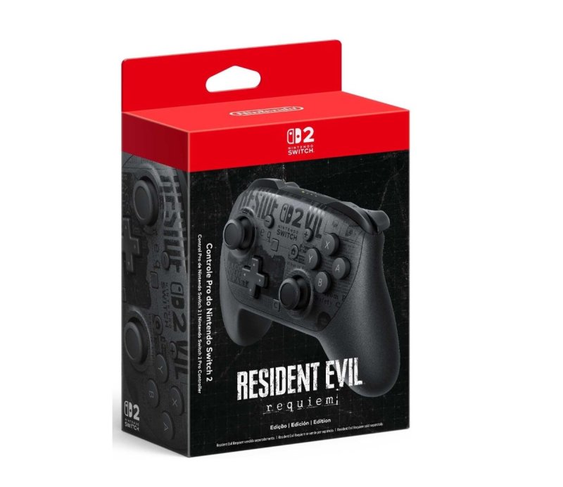 Nintendo Switch 2 Pro Controller, Resident Evil Requiem Edition