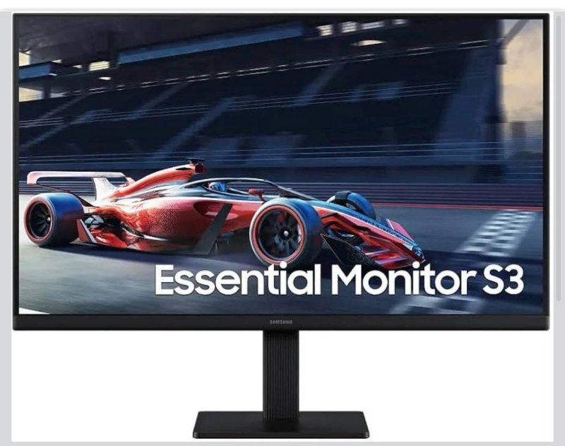 Monitor Gamer Samsung 24" FHD, 100 Hz, HDMI, VGA, Preto, S3