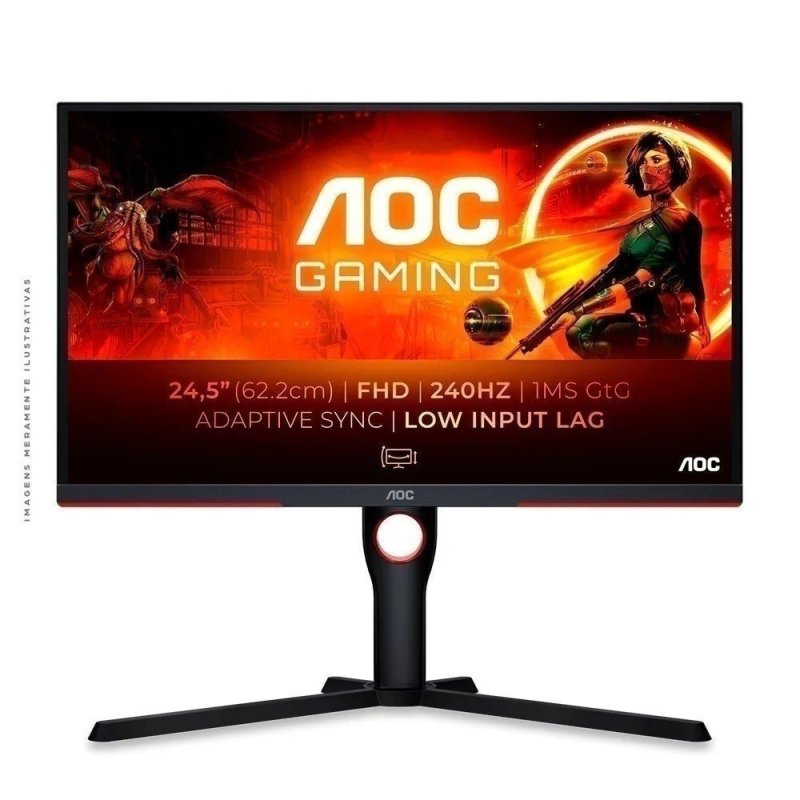 Monitor Gamer AOC Destiny 24,5, 240 Hz, AMD FreeSync Premium