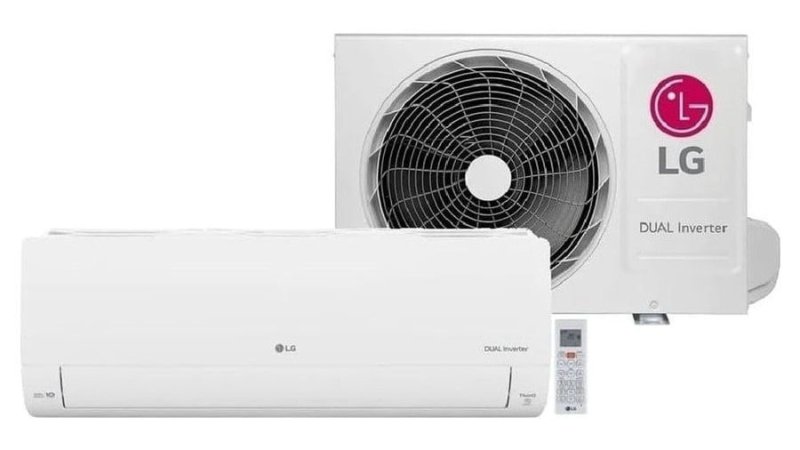 LG Ar Condicionado Split LG Dual Inverter AI Voice 9000 BTU/h Frio S3-Q09AA31F - 220 Volts