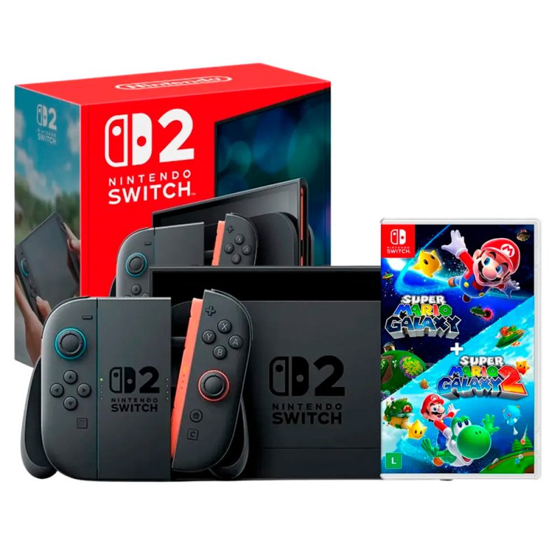 Cupom MILAGROSO de R$600 na Shopee para Switch 2 Nacional + Super Mario Galaxy