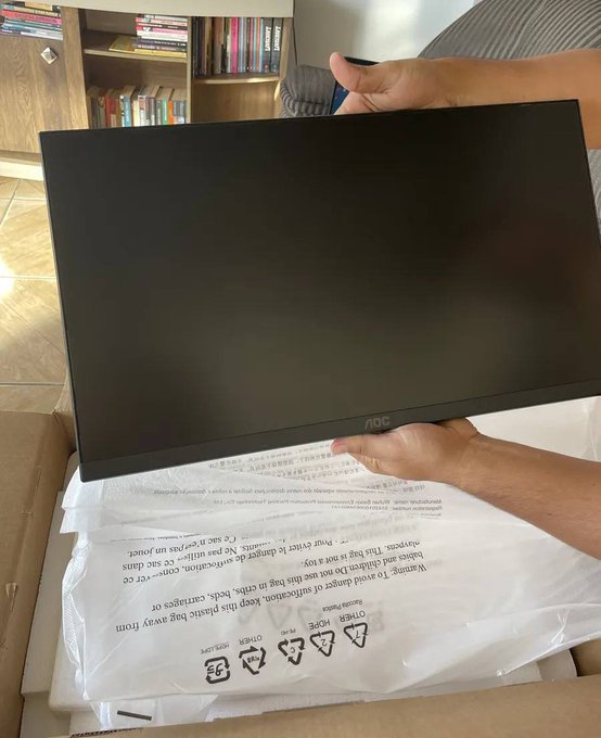 Monitor Aoc 21.5 120hz 1ms Gaming Hdmi 22b35hm23 Preto