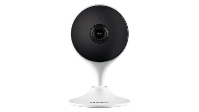 Câmera Inteligente Interna Compatível com Alexa Wi-fi Full HD iM3 C Branca Intelbras
