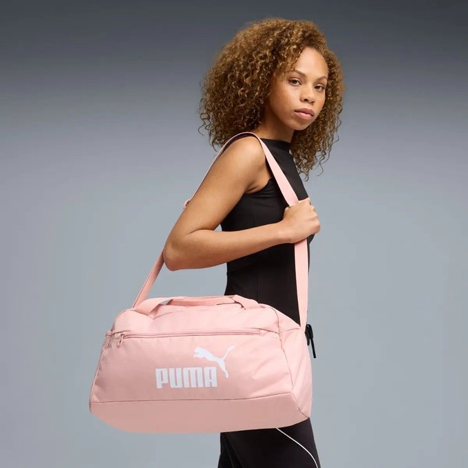 Puma Phase Small Sports Bag Rosa Liso + Frete Grátis