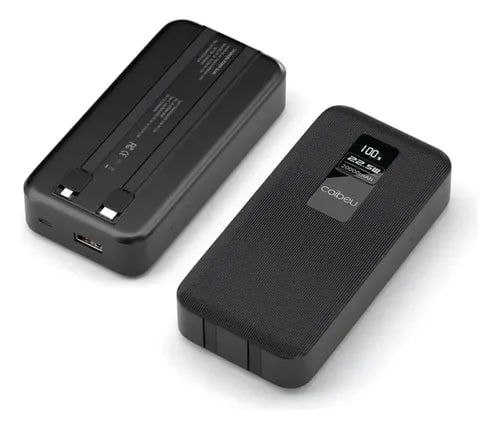 Powerbank 20000mAh Coibeu 22.5W, Lightning e Tipo-C