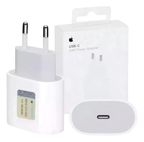 Carregador Fonte Apple Ipad Iphone Turbo Usb-c 20w Original