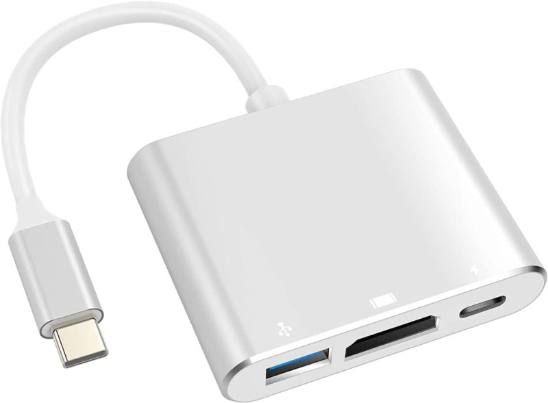 Adaptador USB-C para HDMI 4K, USB 3.0 e Carga PD - Compatibilidade com MacBook, Thunderbolt 3 e DEX