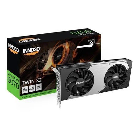 Placa de Vídeo Geforce RTX 5070 Twin X2 12GB 192Bits GDDR7