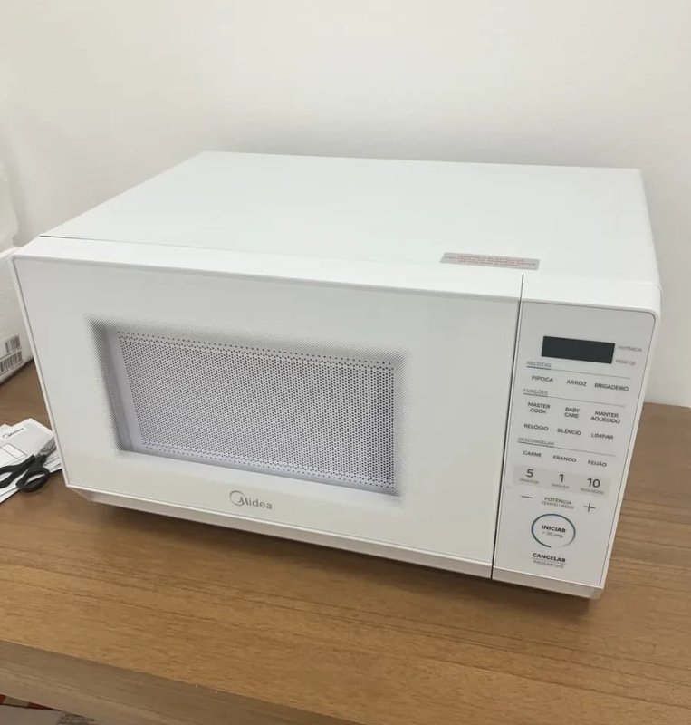 Micro-ondas 20L Branco MasterCook Midea 110v, MHP20B1