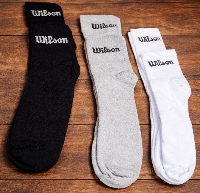 Kit 9 Pares Meias Wilson Cano Médio Masculino Adulto + Frete Grátis
