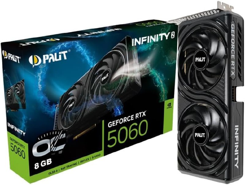 Palit RTX5060 Infinity 2 OC 8GB GDDR7 HDMI 3xDP