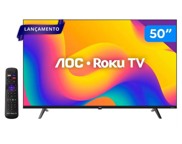 Smart TV 50 "AOC 4K DLED 50U7045/78G Roku TV