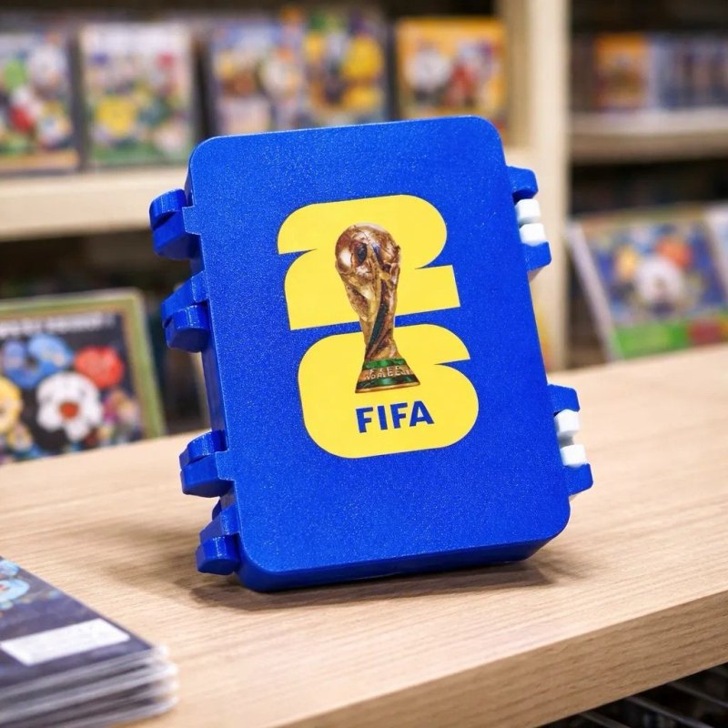 Caixa Porta Figurinha Álbum Copa Do Mundo 2026