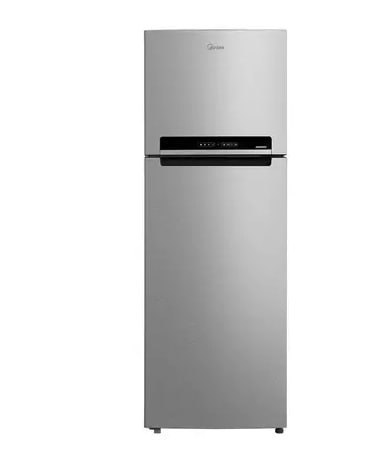 Geladeira Frost Free Duplex 394L Inverter Prata Midea MDRT533EVD501