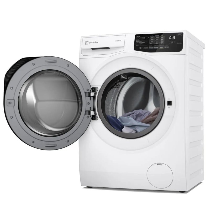 Lava e Seca Electrolux 12Kg Branca Inverter com Água Quente e Lavagem Inteligente (LSB12)