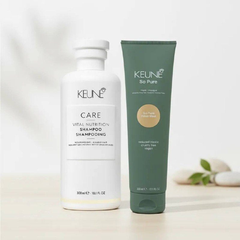 Kit Keune: Shampoo Nutrição Intensa 300ml + Máscara Antifrizz 300ml
