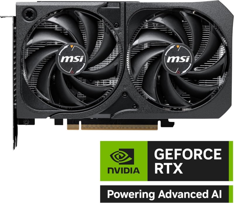 Placa de Video MSI RTX 5060 Shadow 2X OC, 8GB, GDDR7