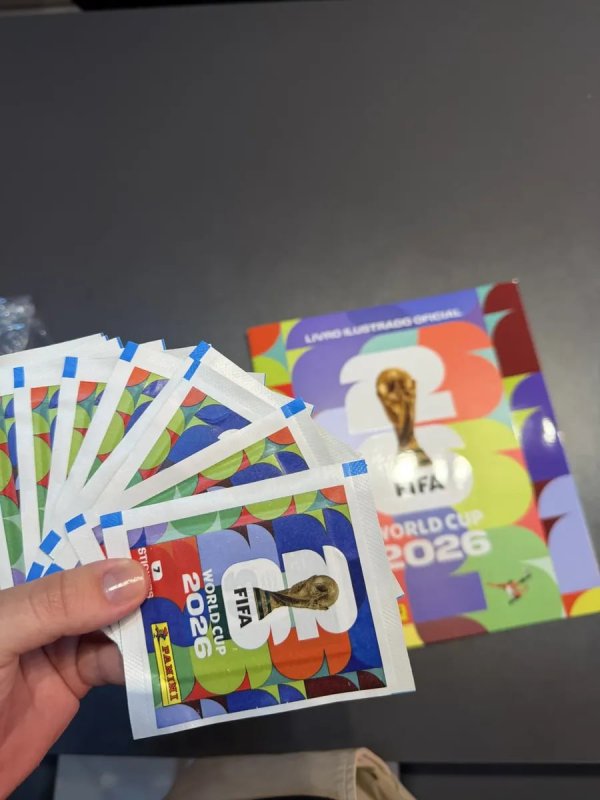 Kit 280 Figurinhas Do Álbum Copa Do Mundo 2026 - 40 Envelopes