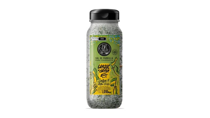 BR Spices Sal de Parilla Craque da Brasa Salsa e Alho Frito 1,01Kg