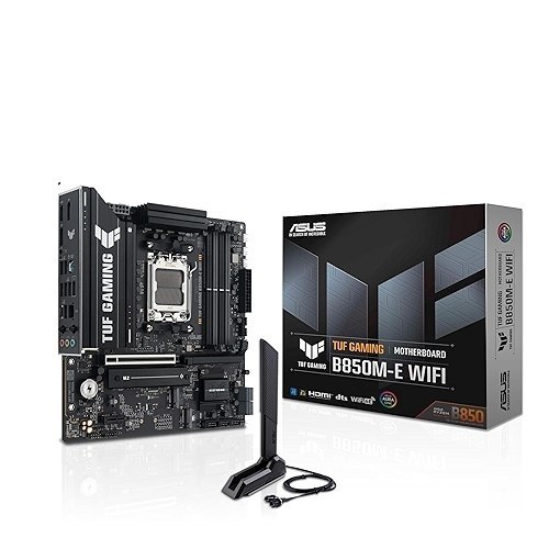 ASUS Placa-mãe TUF B850M-E Gaming Wi-Fi AMD Micro-ATX