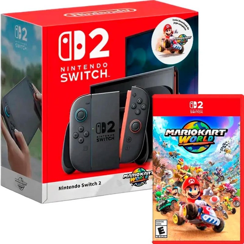 Nintendo Switch 2 (Importado) + Mario Kart World (Físico)