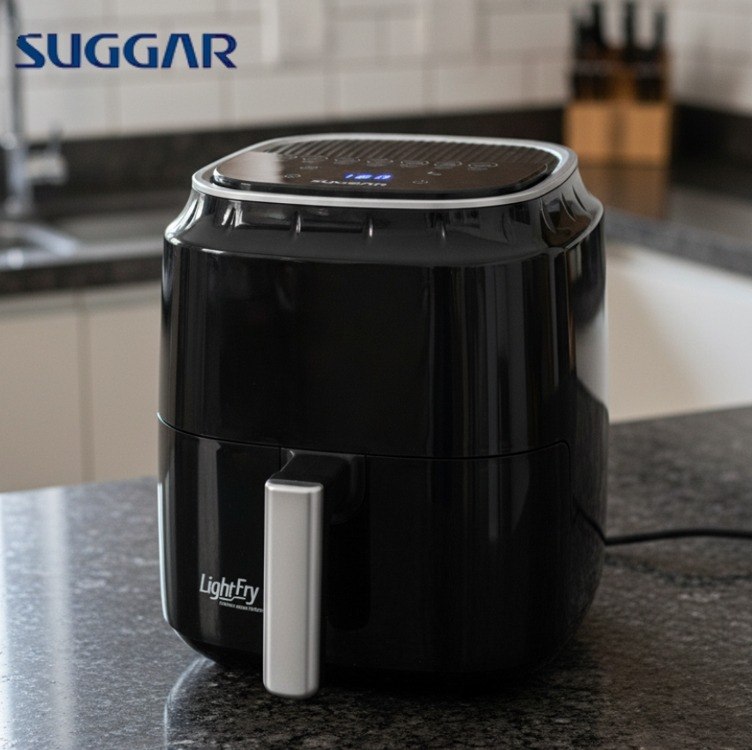 Suggar Fritadeira Light Fry Touch Control 4 Litros Preta 110V FT0041PT