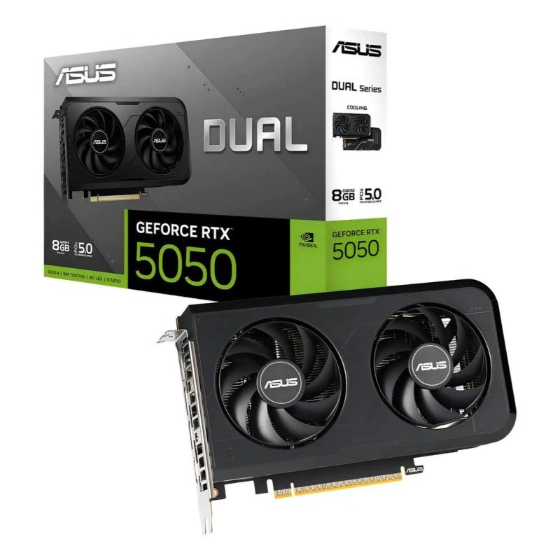 Placa de Vídeo Asus RTX 5050 Dual 8GB Gddr6 128 Bits 2x Oc