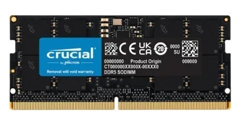 16gb Memoria RAM Para Notebook DDR5 16GB 4800MHZ Cl40 Sodimm Crucial