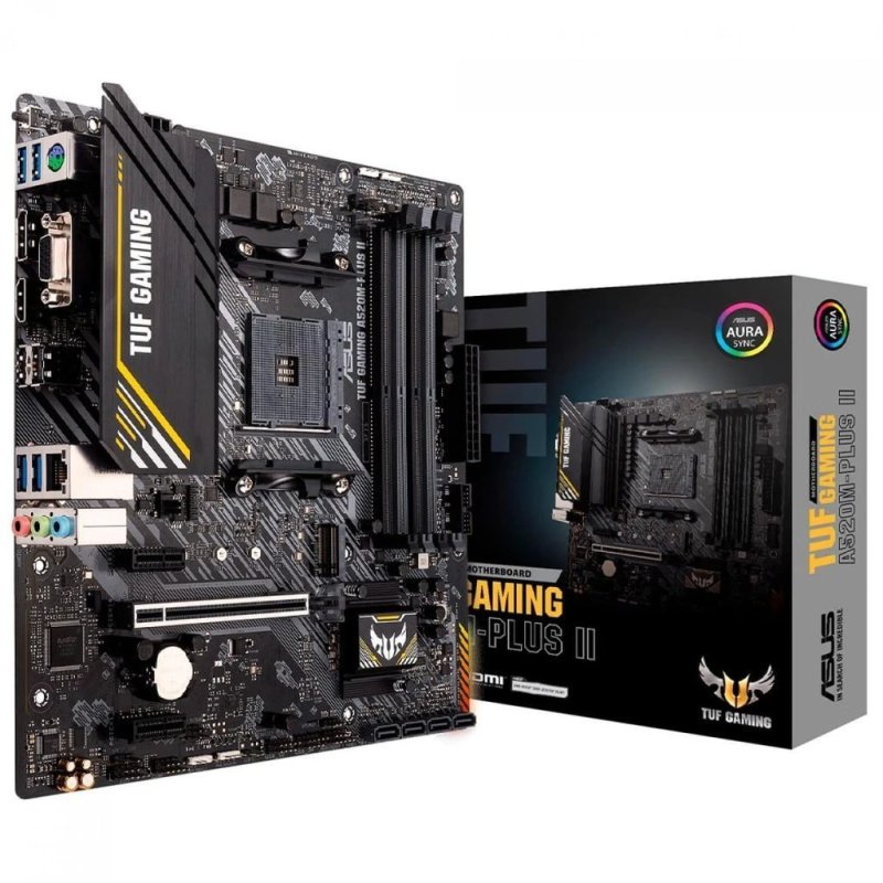 Placa Mãe Asus TUF Gaming A520M-PLUS II