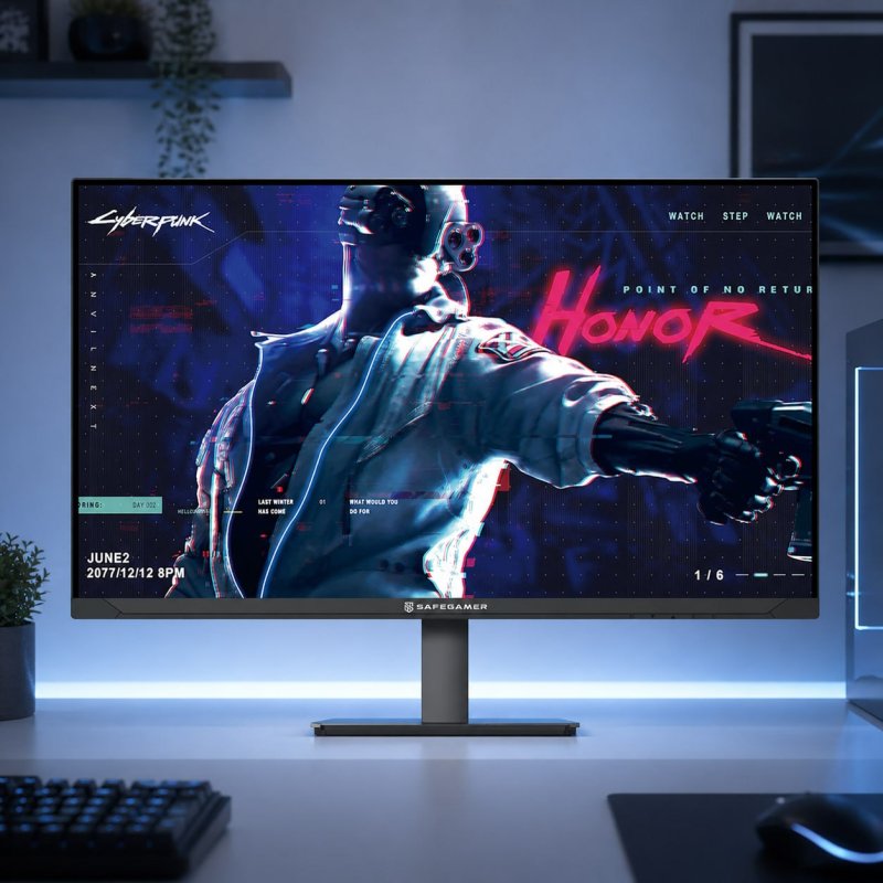 Monitor Gamer Safe Gamer 27 FHD 180Hz 1MS HDMI DP IPS Preto